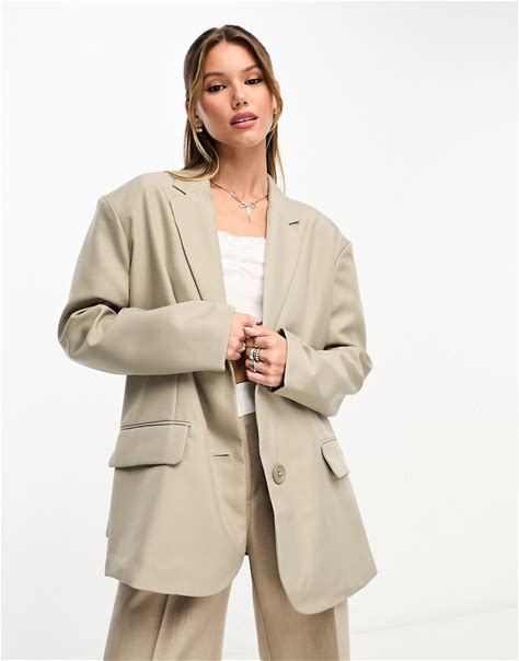 Topshop Oversized Dad Blazer