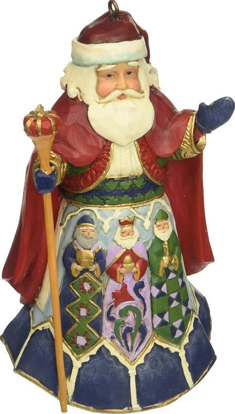 Jim Shore Heartwood Creek Santa Hanging Ornament