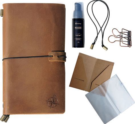 Wanderings Leather Travel Journal